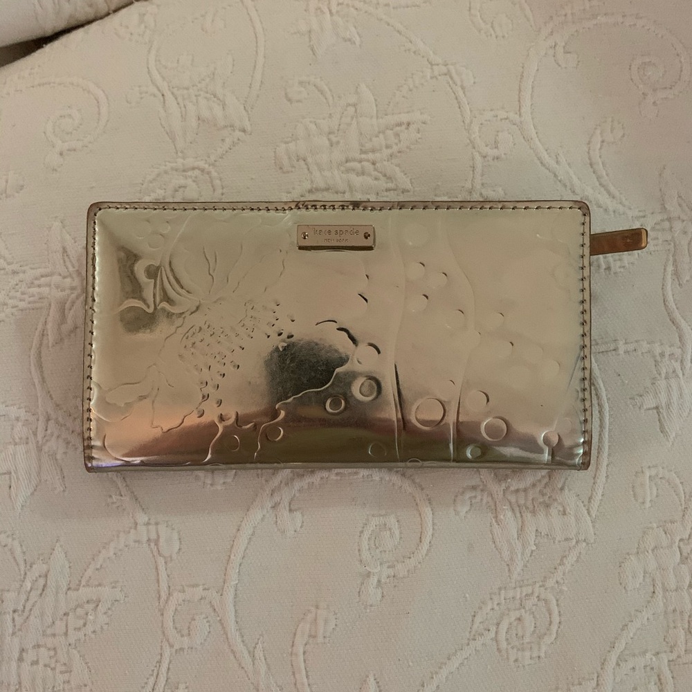 Kate Spade wallet gold